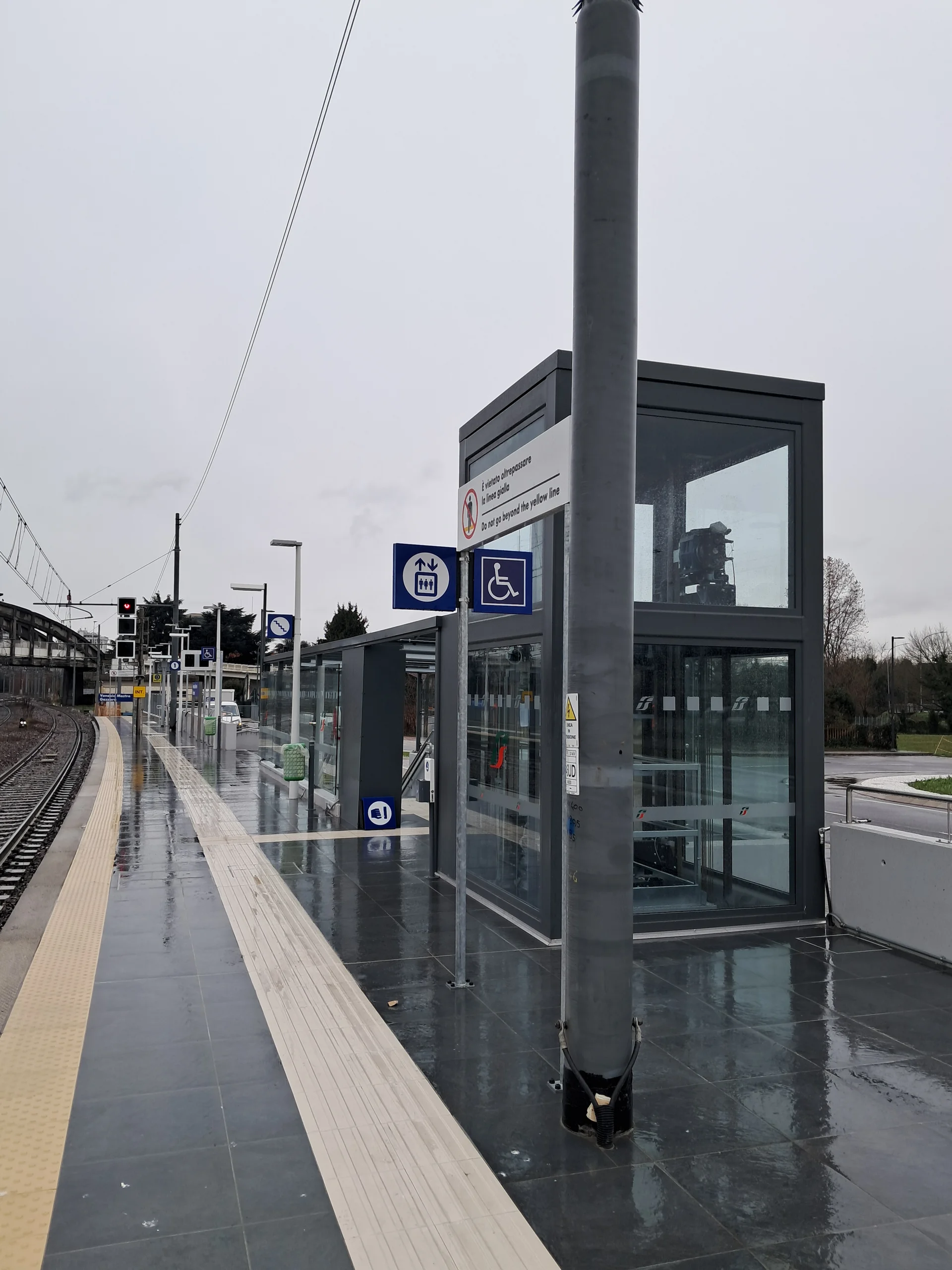Dettaglio di pietrisco per massicciata ferroviaria